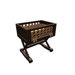 Wooden Bassinet- V6