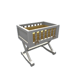 Wooden Bassinet- V7