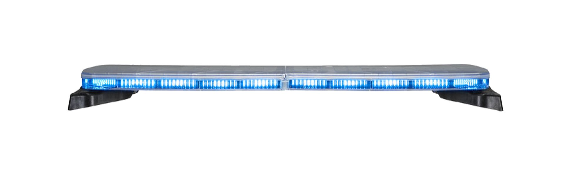 blue and white lightbar