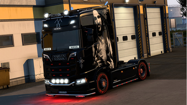 Paint Scania S all cab Marilyn Manson