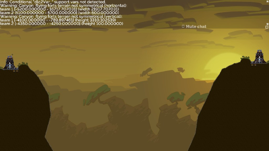 Canyon  flying forts