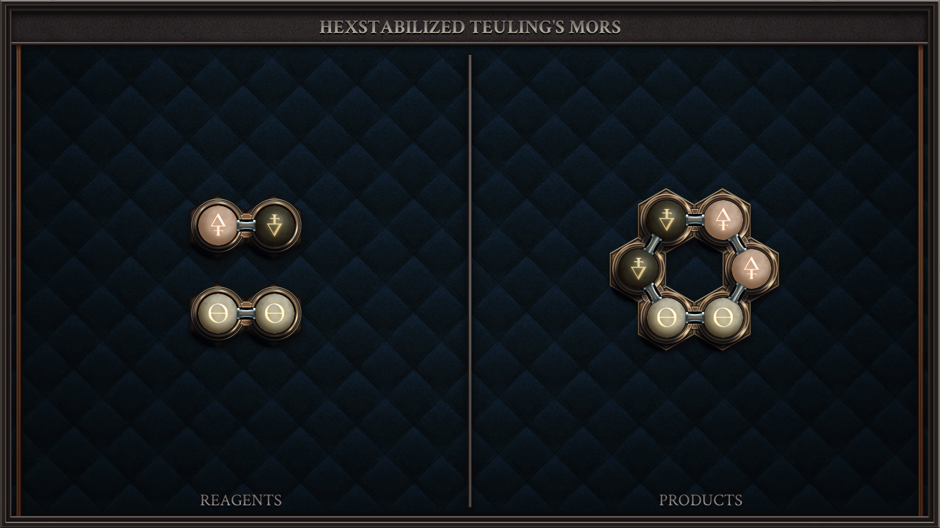Hexstabilized Teuling's Mors