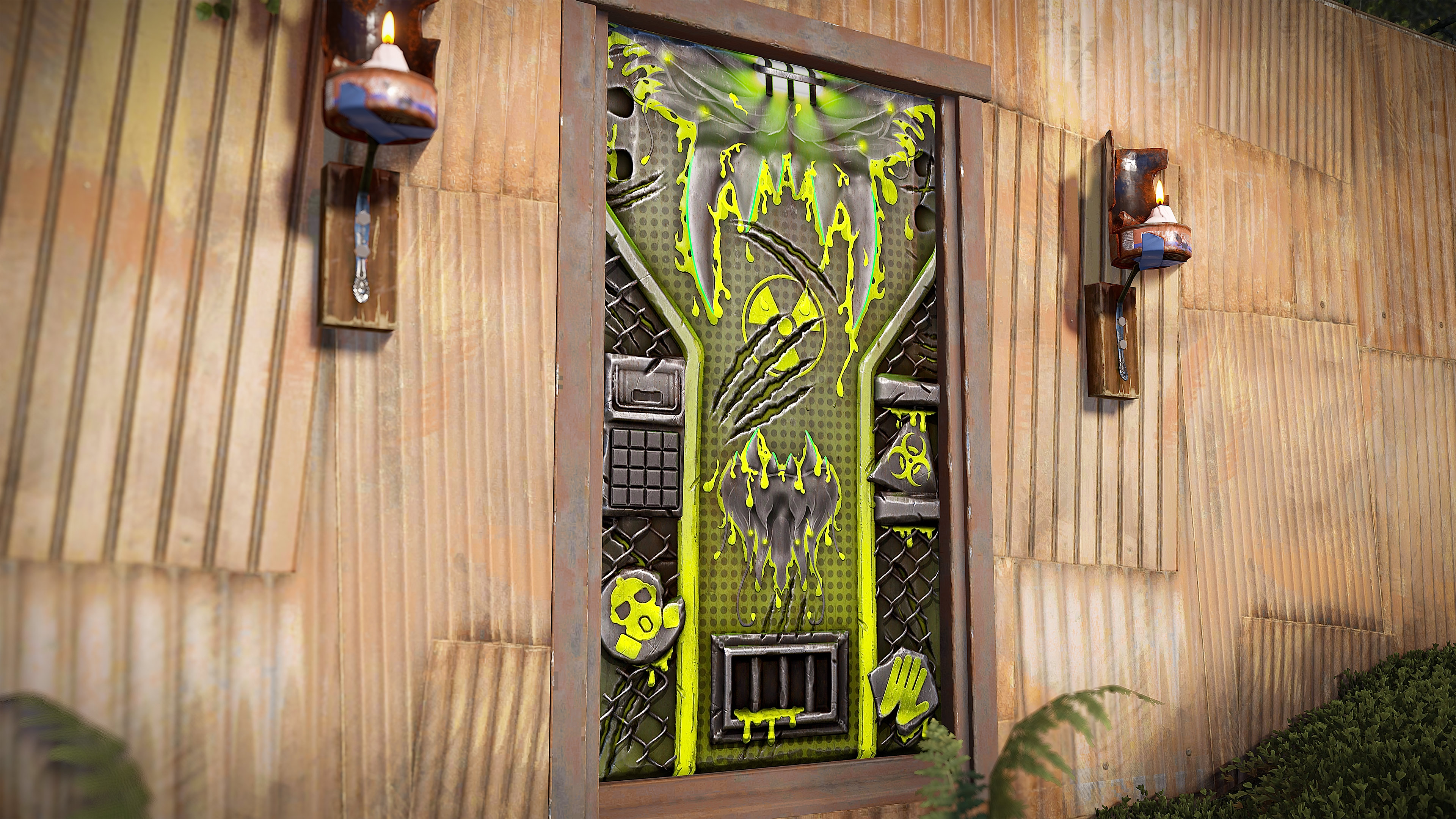 Toxic Wolf Door