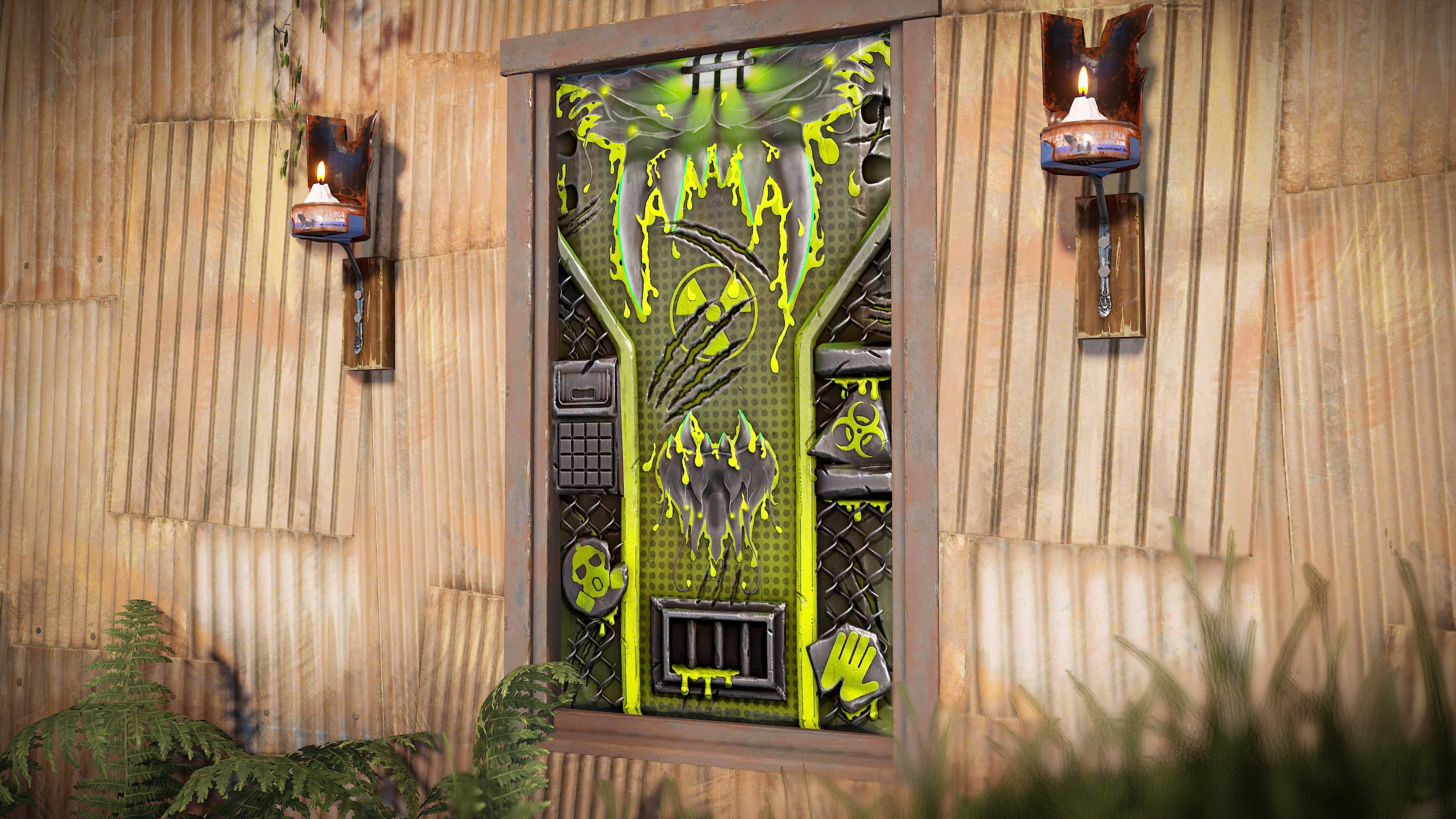 Toxic Wolf Door