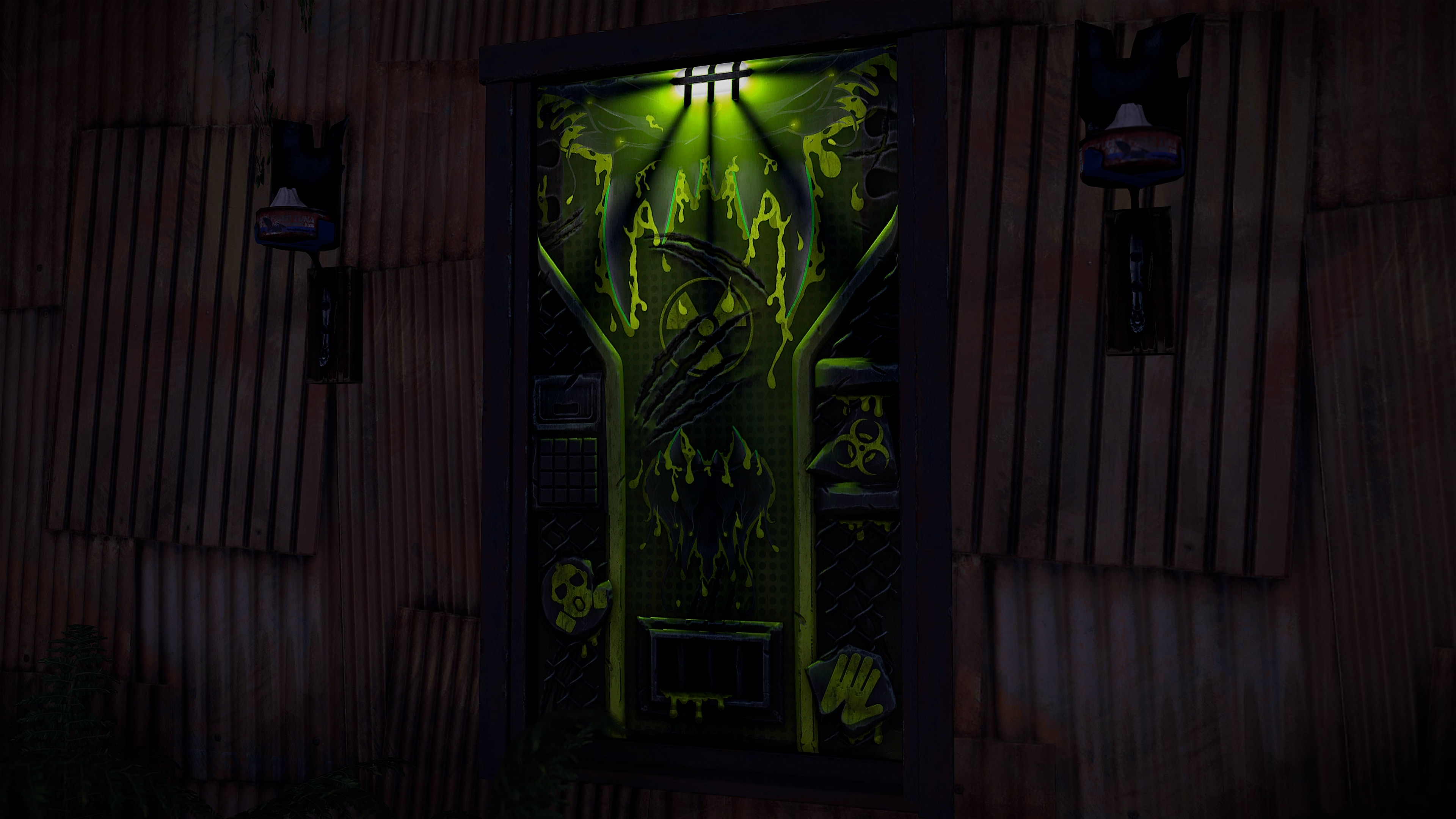 Toxic Wolf Door