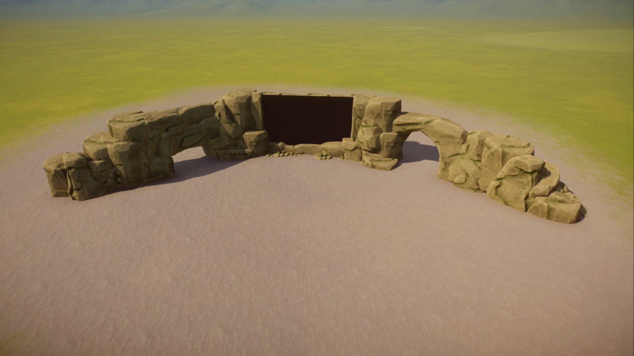 Stone backdrop with screen for Zoo Talks preview
