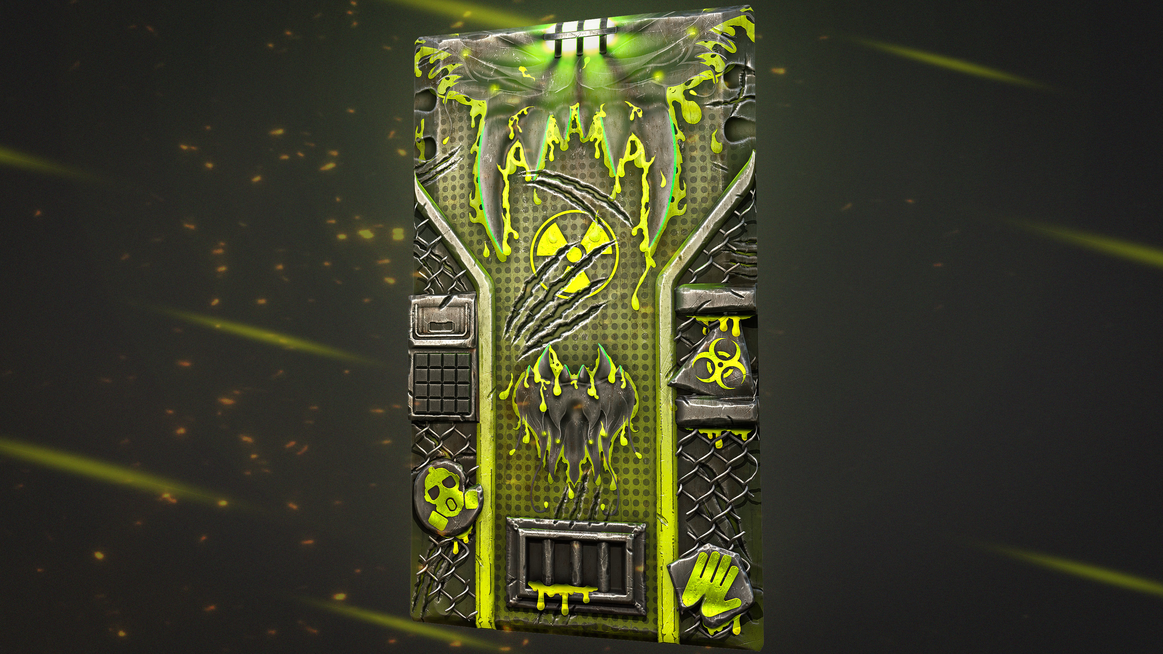 Toxic Wolf Door
