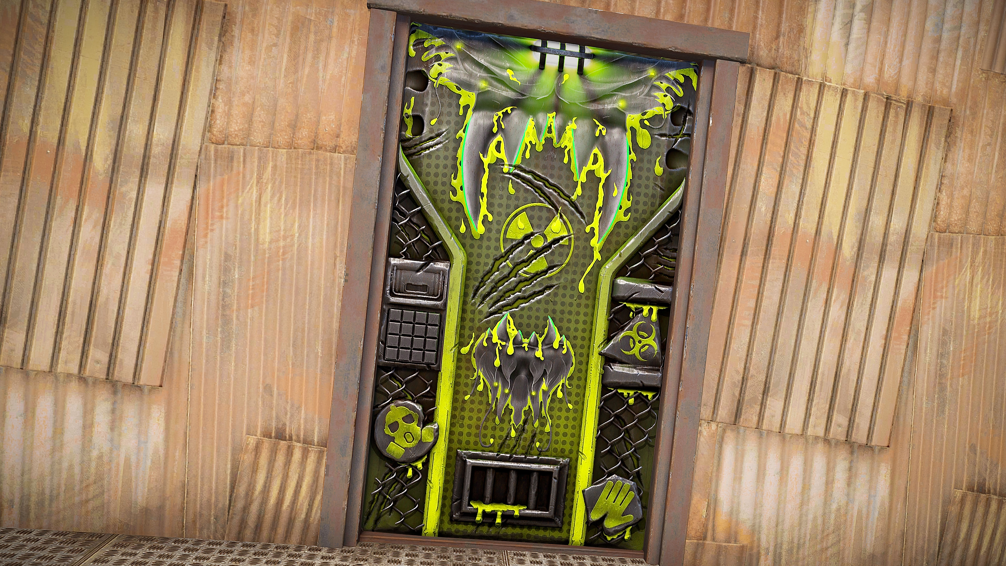 Toxic Wolf Door