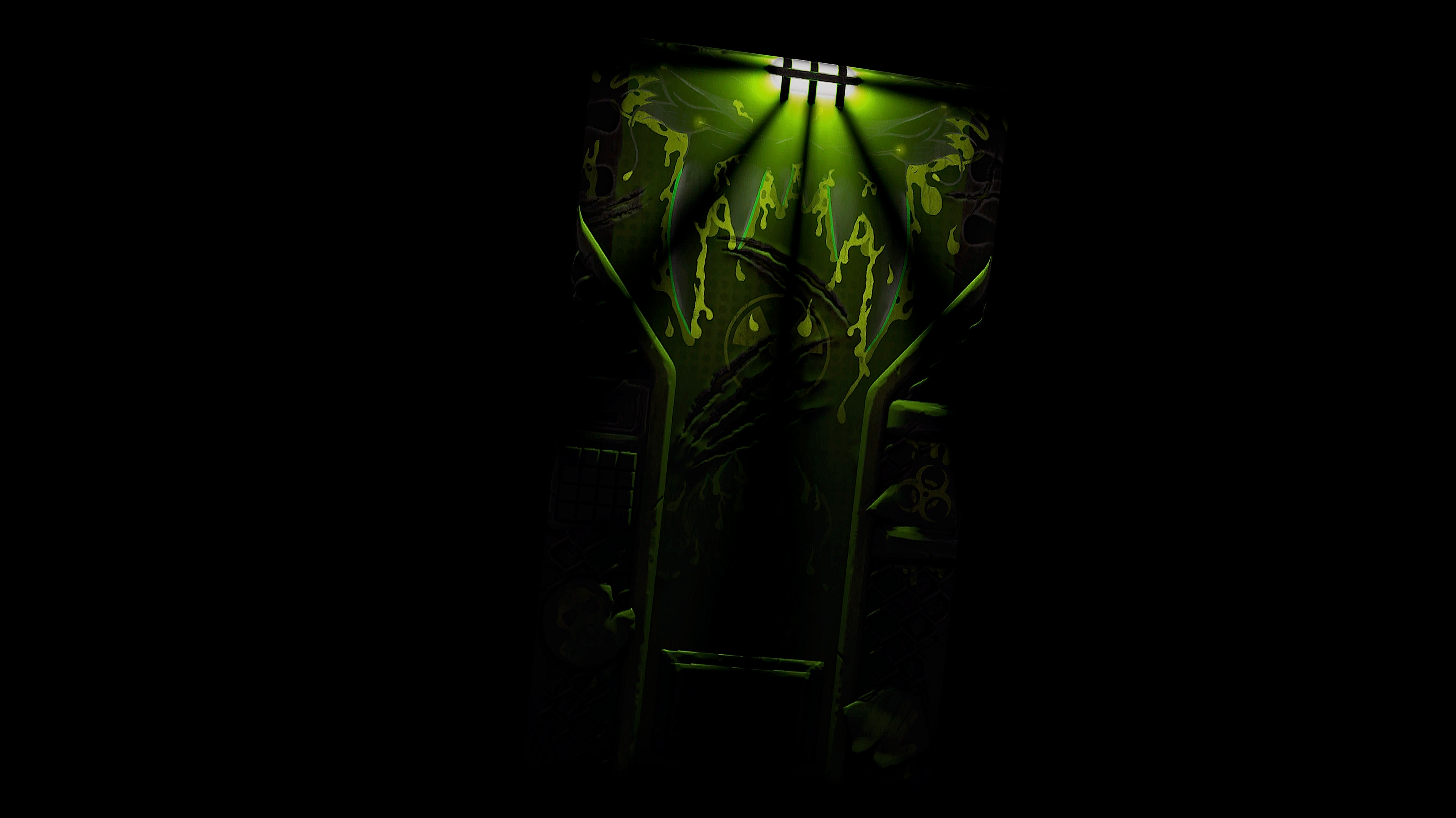 Toxic Wolf Door