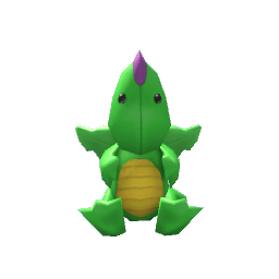 Dragon Plushie- Green