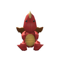 Dragon Plushie- Red