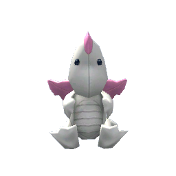 Dragon Plushie- White