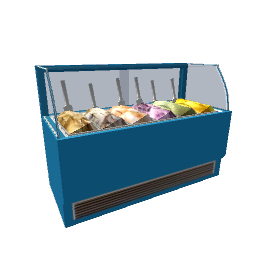 Ice Cream Display- Blue V2