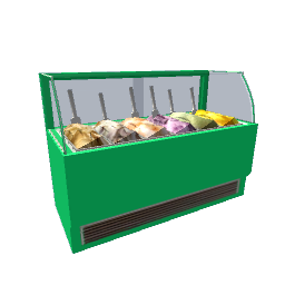Ice Cream Display- Green V2