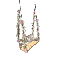 Floral Hanging Bench- V1