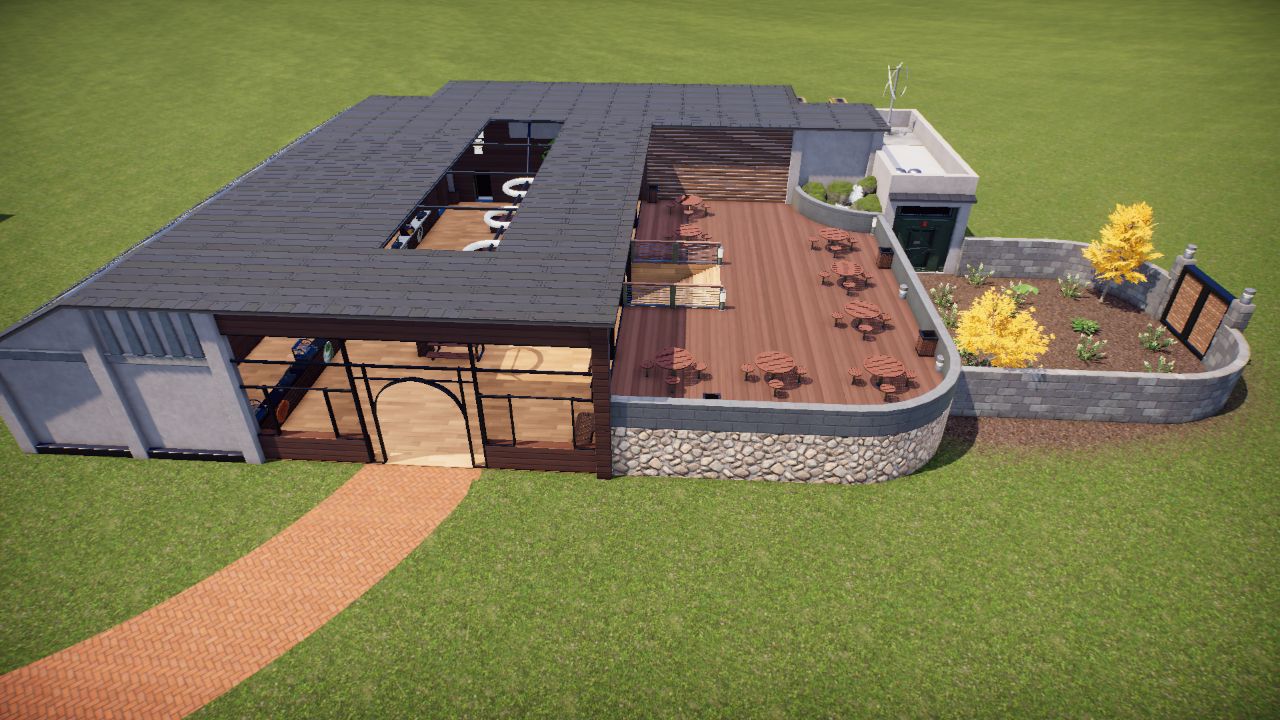 Medium hatchery with a visitor center