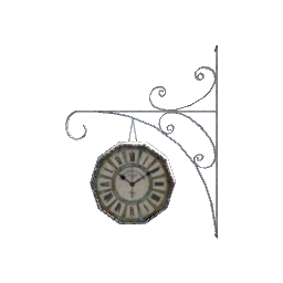 Antique Hanging Clock- V1
