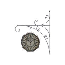 Antique Hanging Clock- V2