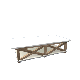 Country Coffee Table- White V1