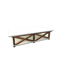 Country Coffee Table- White V4