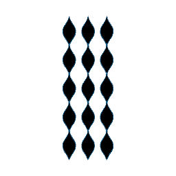 Diamond Mirror- Blue