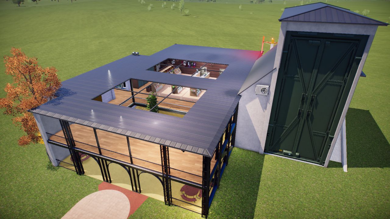 Large hatchery with a visitor center