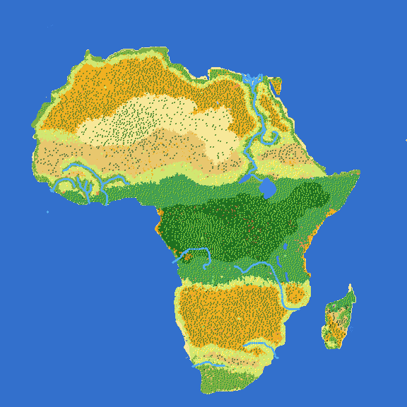 Africa map i made