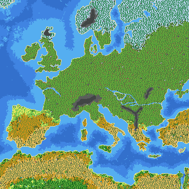 Usable map of europe TWO