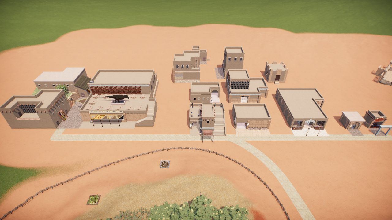 Arid buildings set