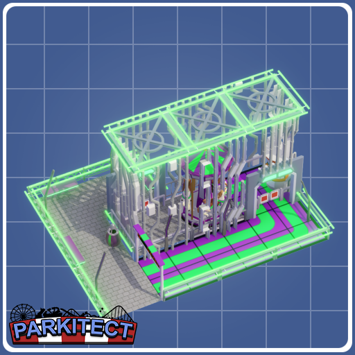 Neon Kiddie Ride Karu