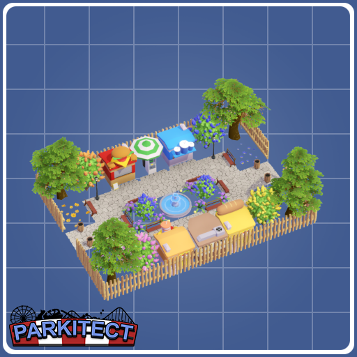 Park with Shops