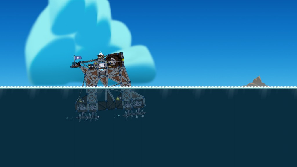 severed oil rigs