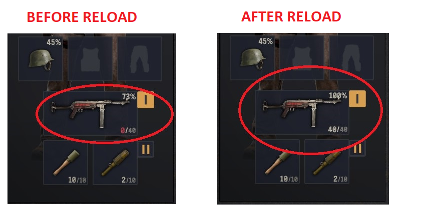 Autorepair weapons after reload
