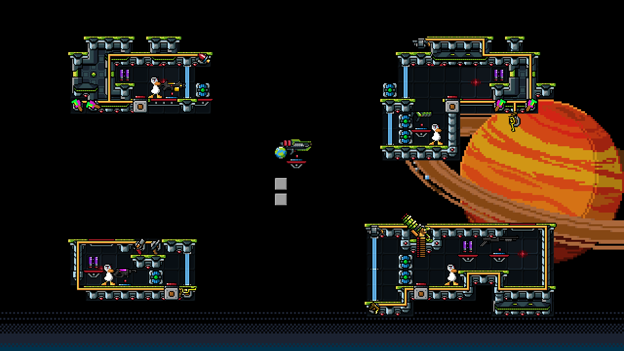 Duck wars-- In SPACE!