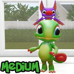 Yooka-Laylee Statue Model Plush - MEDIUM