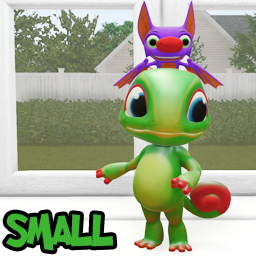 Yooka-Laylee Statue Model Plush - SMALL