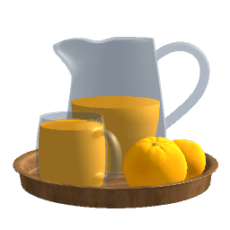 Orange Juice Drink Tray