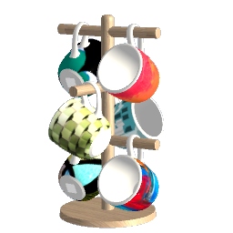 Coffee Mug Tree Holder - Art Deco