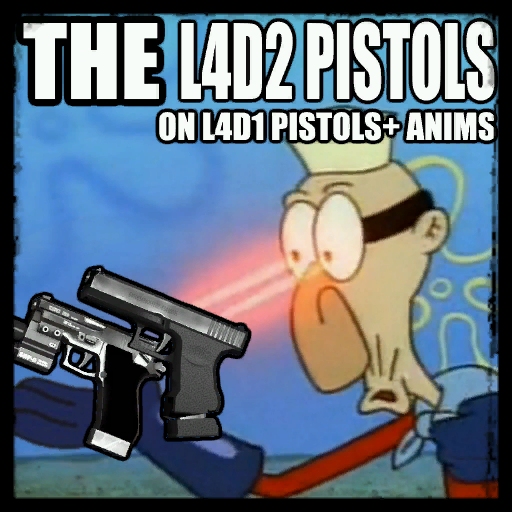 Vanilla Pistols on L4D1 Pistols+ Anims preview