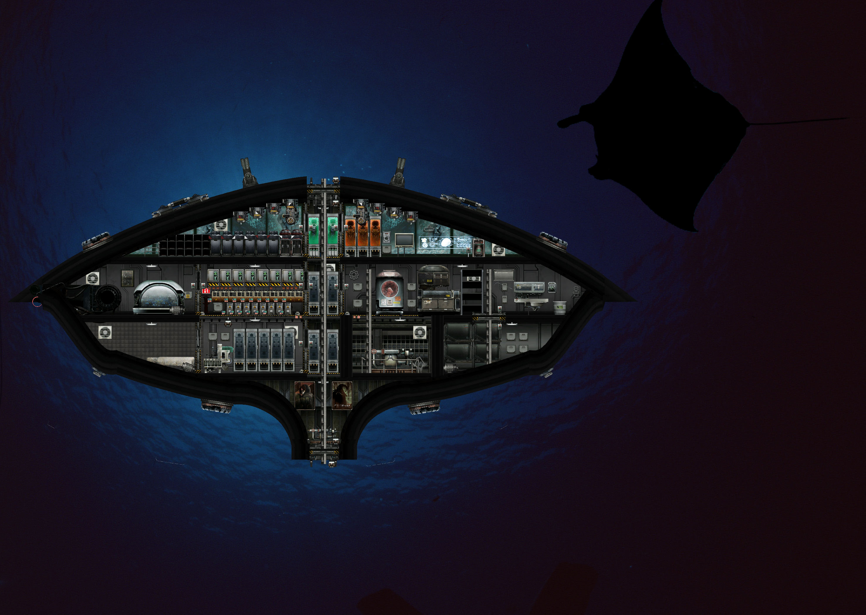 蝠鲼号Manta Ray——魔鬼鱼传说The legend of the Devil Fish – Barotrauma Mod