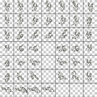 Lightning Pattern for Tights over Kneepad
