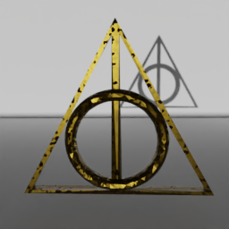 Deathly Hallows Aged Metallic
