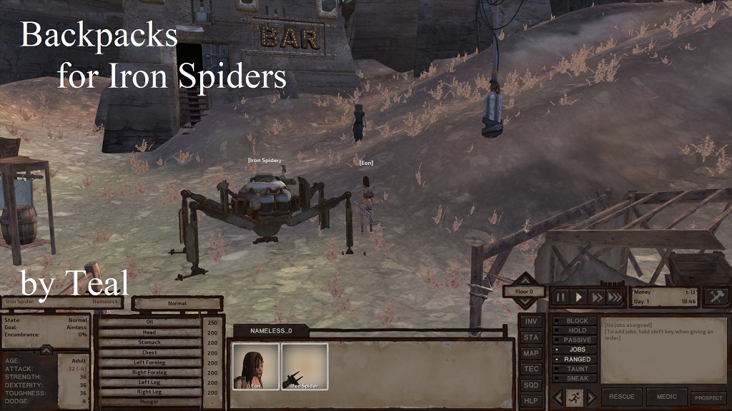 Backpacks for Iron Spiders