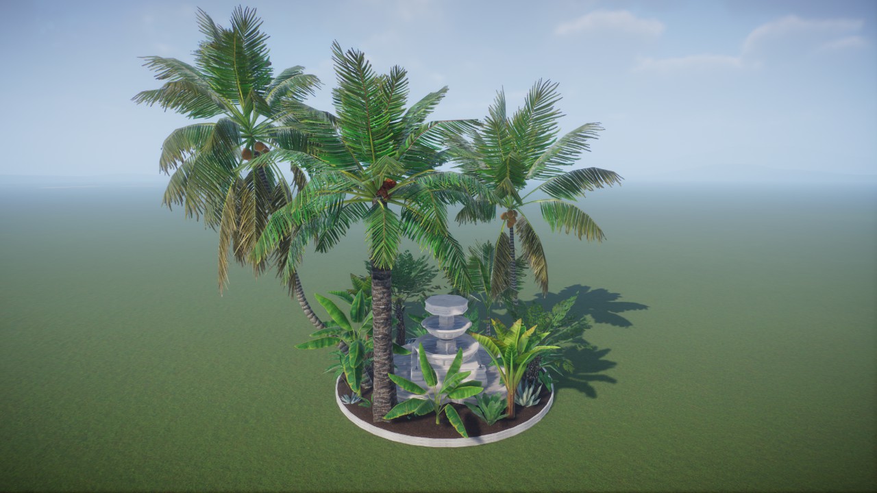 Base - Africa Tropical Statue Fountain Garden