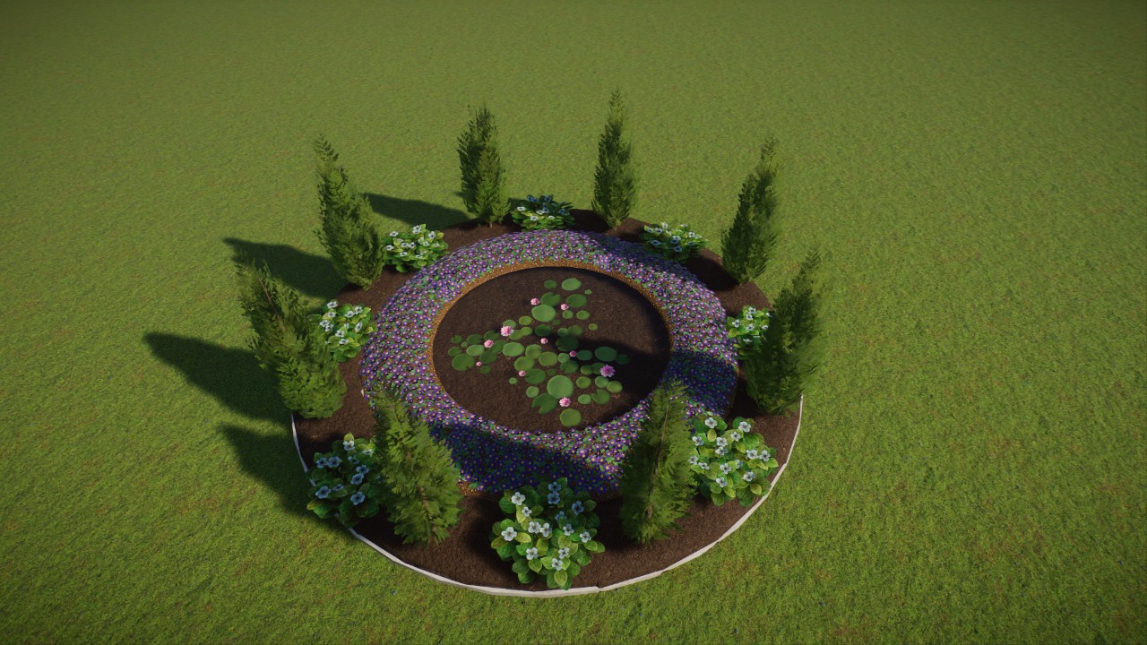 Base - Europe Classic Generic Pond Garden