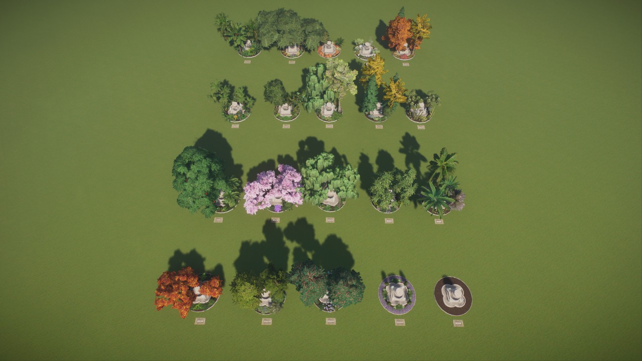Base - *ALL Statue Fountain Gardens Colored Frame