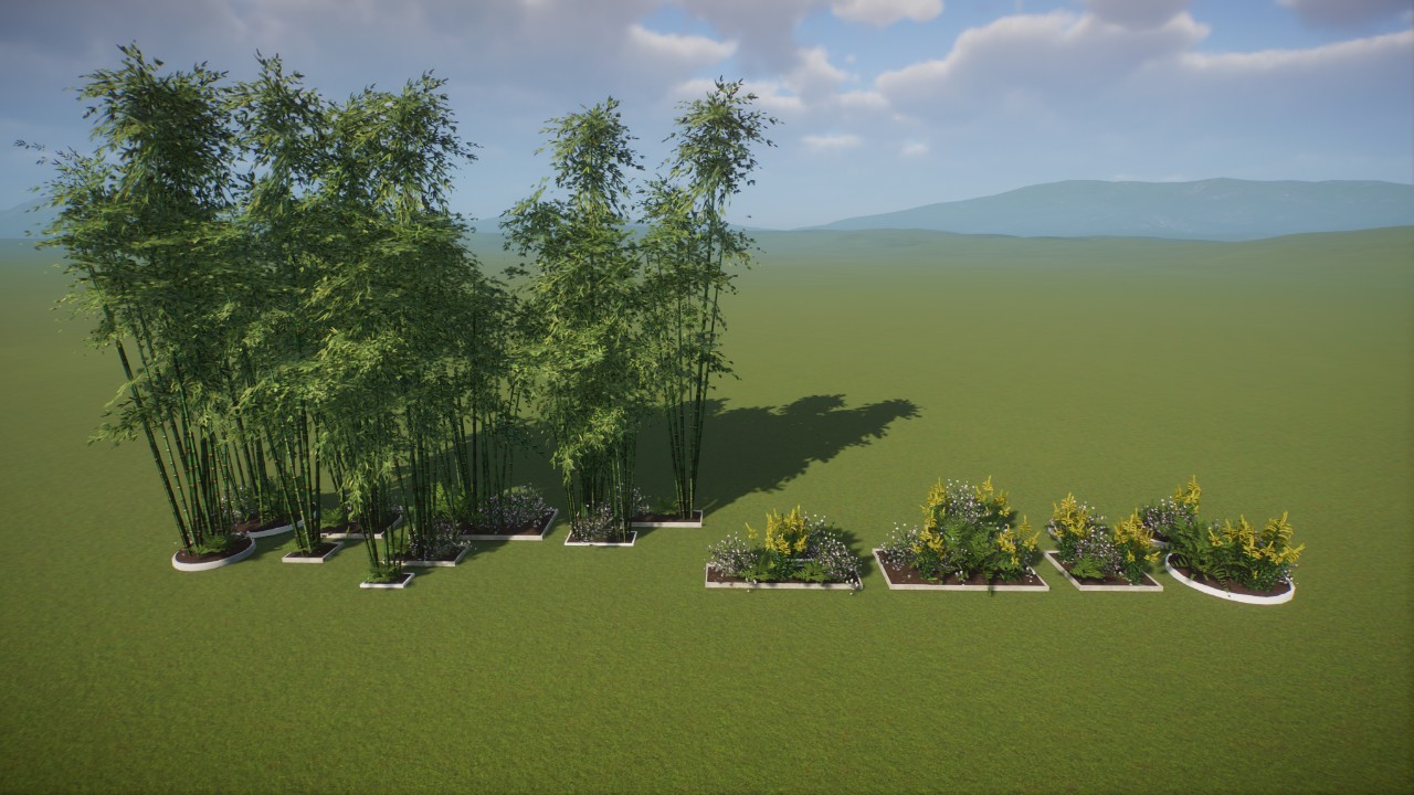 Base - Asia Bamboo small Gardens
