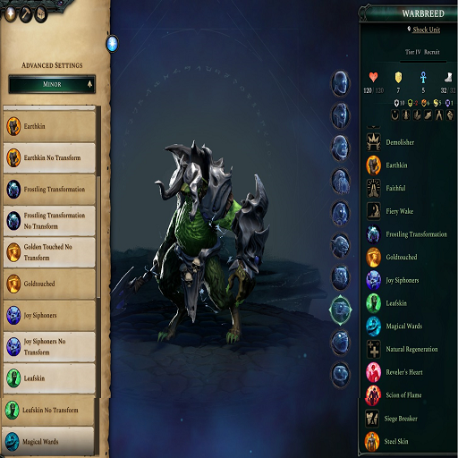 Optional Cosmetic Transformations