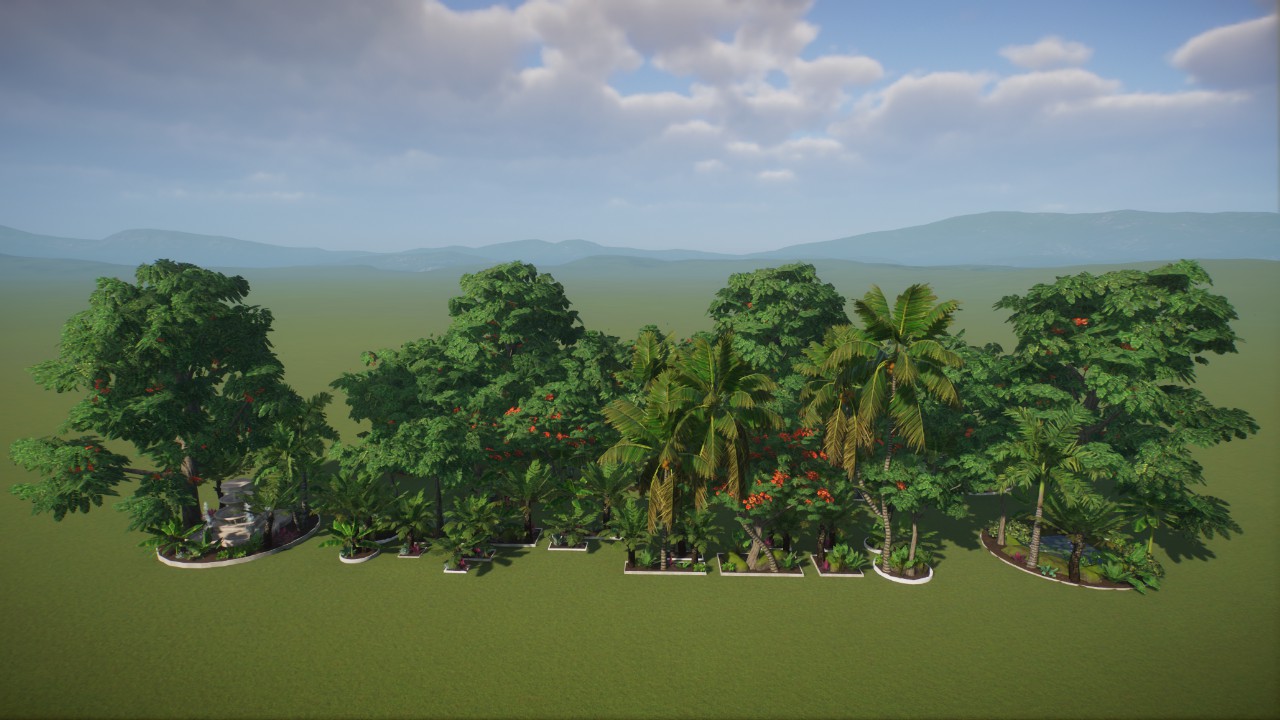 Base - ALL Asia/India/Indonesia Tropical Gardens