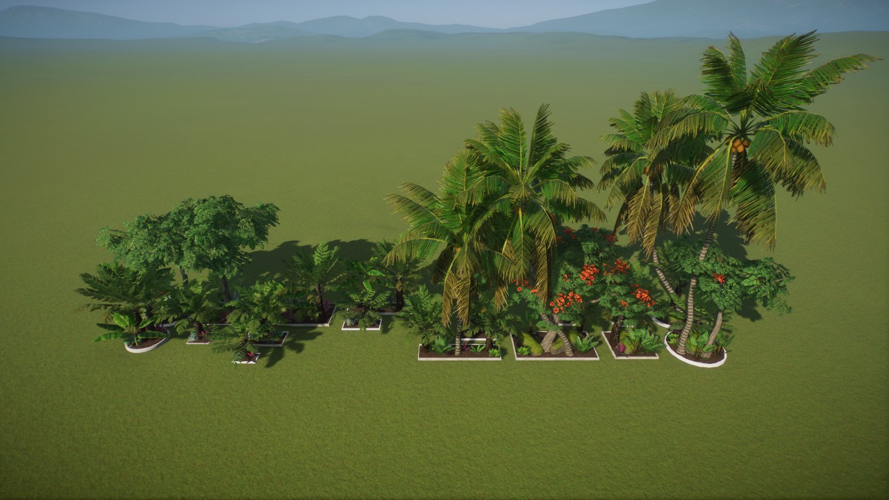 Base -  Asia/India/Indonesia Tropical Small Gardens